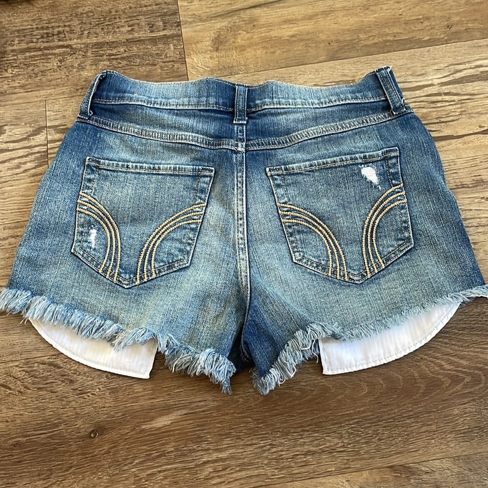 Hollister short-Short high rise jean shorts 26 - Picture 7 of 7